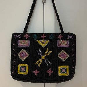 Vintage Beaded Shoulder Bag